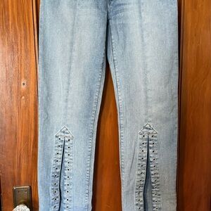 Hudson Niko Cigarette Mid-Rise Light Wash Denim Jeans Woman’s Size 4 27 NWT